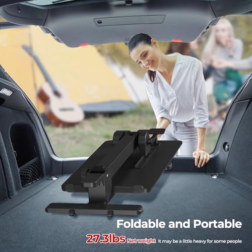 Foldable Mobile Standing Desk, 27 Inch Small Rolling Laptop Cart Height Adjustment, 90° Tiltable Sofaside Table, No Assembly Needed Portable Computer Workstation, Black - color: Black