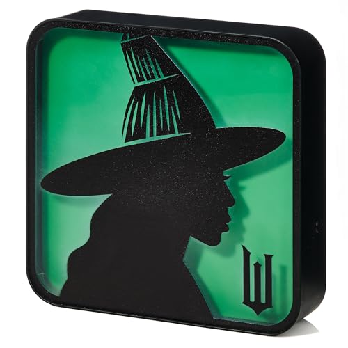 Numskull Official Wicked Acrylic Elphaba the Witch Desk Lamp Wall Light for Bedroom, Office, Home, Study, Work - for Fans of Collectible Movie Merchandise - color: Wicked Elphaba