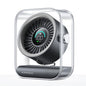 KIMMOO Rechargeable USB Desk Fan, Quiet Table Fan with Turbo Airflow, 100 Speeds, Digital Display, 90° Rotating, Small Battery Desktop Fans for Bedroom Home Office Travel, Black - color: Black