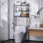 samstar 3 Tier Over The Toilet Storage Rack, Bathroom Organizer Shelves Cabinet Above Toilet, Freestanding Shelf Space Saver, Black - color: 3 Tier Black