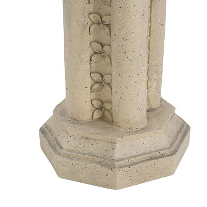 Pedestal Column Plant Stand, 23.25 Inch, Indoor and Outdoor