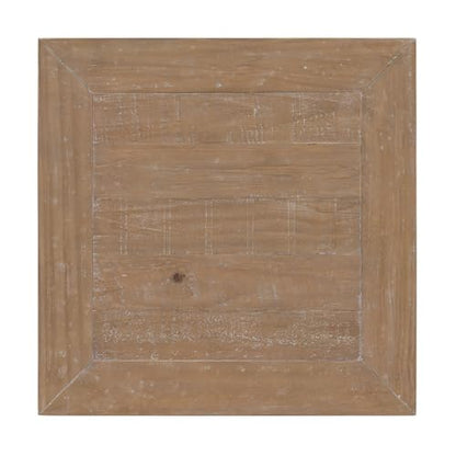 Martin Svensson Home Monterey Solid Wood End Table, Driftwood | Farmhouse Rustic, Coastal Side Table, Drawer and Shelf - color: Driftwood