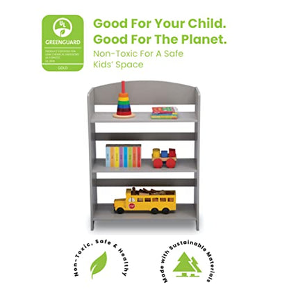Delta Children MySize Bookshelf - Greenguard Gold Certified, Grey - color: Grey