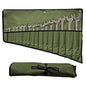 BLIRITEL 16 Pockets Wrench Roll Up Pouch, Wrench Roll Organizer and Tool Storage, Rolled Tool Pouch for Mechanic Electrician Craftsman (Green) - color: Green