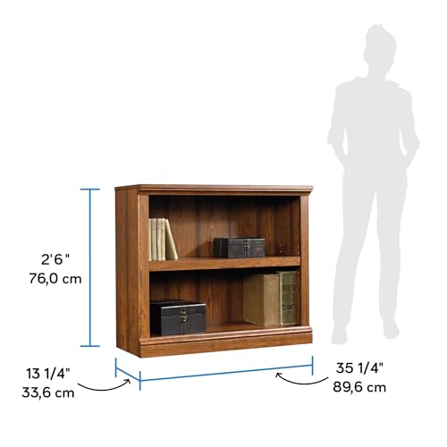 Sauder Miscellaneous Storage 2-Shelf Bookcase/ Book Shelf, Washington Cherry finish - color: Washington Cherry Finish