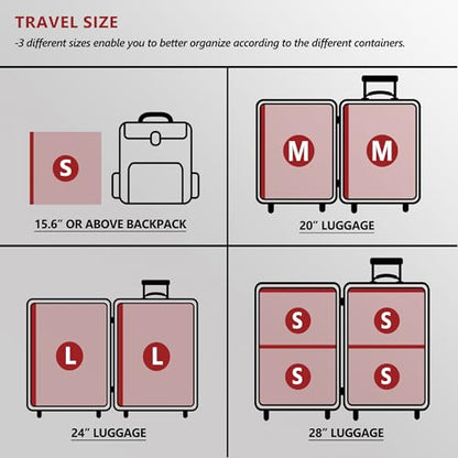 Travel Vacuum Bags for Clothing with Rechargeable Electric Pump, Compression Packing Cubes Organizer Storage for Luggage Suitcase, Space Saver Seal Bags for Vacation Cruise, 15 Combo - style: 15 Combo