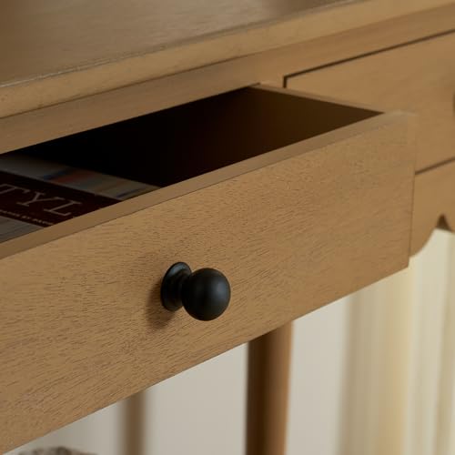 SAFAVIEH Home Collection Haven Desert Brown 2-Drawer Small Console Table for Entryway, Living Room, Foyer - color: Desert Brown