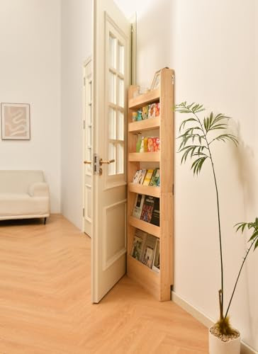 Solid Wood Bookshelf Bookcase Book Shelf Organizer for Books, Toy Storage Bookshelf Rack Wall for Kids and Adults (Width 31.5in (80CM)) - size: Width 31.5in (80CM)