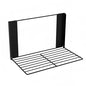 LEQ Clothes Drying Rack Magnetic Folding Shelf for Clothes and Towels, Magnet Rack Mount on Washing Machine Fridge, Durable Folding Rack for Laundry Room Bathroom Kitchen,Black - color: Black