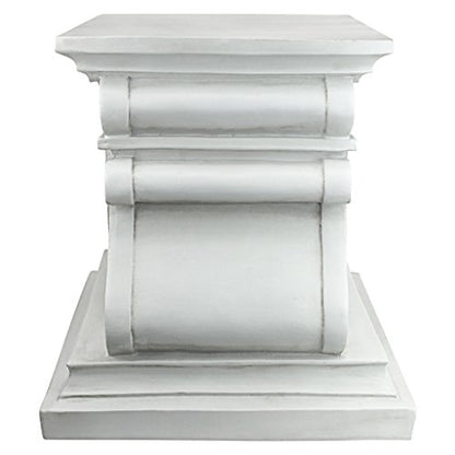 Design Toscano NG314100 Statuary Garden Base Riser, Large, Classic Plinth - size: Large, style: Classic Statuary