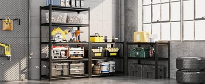 5-Tier 35" W x 15.8" D x 72" H Garage Shelving 3000LBS Storage Shelves Heavy Duty Metal Shelf Unit Adjustable Basement Industrial Storage Racks (72 * 35 * 15.8) - size: 5T 35" W x 15.8" D x 72" H