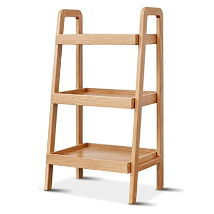 GDFStudio 3-Tier Wood Shoe Rack & Storage Bench,Versatile Organizer with Oak Frame & Timeless Design, Easy Assembly for Entryway,Living Room,Bedroom, Bathroom,Kitchen,Hallway,Natural - color: Natural