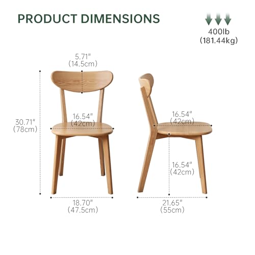 47’’-63’’ 100% Oak Extendable Dining Table Chairs and Bench Set, Solid Wood Folding Kitchen Table, Mid Century Modern Dinner Table for Kitchen, Living Room, Natural (47''-63''+2Chairs+47''Bench) - color: Natural, size: 47''-63''+2 Chairs+47'' Bench