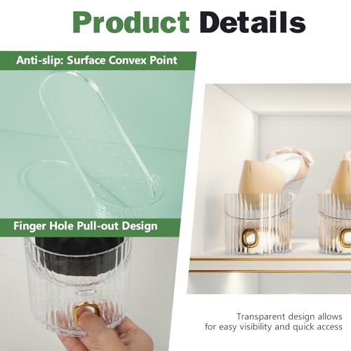 Adjustable Slot Organizer for Pairs of Shoes, Space Saver, Double Deck Riser Rack, Closet Organizer (Clear, 20 Pack) - size: 20 Pack