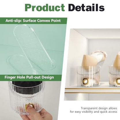Adjustable Slot Organizer for Pairs of Shoes, Space Saver, Double Deck Riser Rack, Closet Organizer (Clear, 20 Pack) - size: 20 Pack