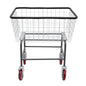 Wire Laundry Basket with Wheels, Laundry Metal Cart with Wheels for Homes Hotels Bathrooms Laundries Clothes Storage, 50kg/110lbs Load Capacity, 23.23 * 22.05 * 11.81in