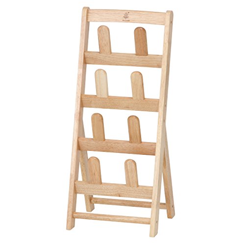 Fuji Boeki 10470 Bonheur Slipper Rack, Slipper Storage, For 4 Pairs, Width 10.8 x Depth 9.1 x Height 25.4 inches (27.5 x 23 x 64.5 cm),