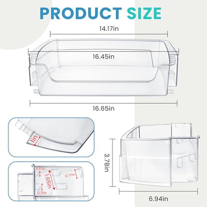WR71X38318 Refrigerator Door Shelf Bin Compatible for G-E Refrigerator | WR71X24428 4975917 AP7175677 PS16619590 EAP16619590 Parts-by MIFLUS
