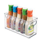 iDesign Clear Plastic Stackable Storage Bin Organizer | Slim, Tall, Narrow, For Kitchen or Pantry - style: Pack of 1
