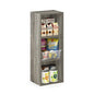 Furinno Pasir 3-Tier No Tool Assembly Open Shelf Bookcase, French Oak - color: French Oak, size: 3-Tier Cube No Tool