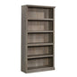 Sauder 5 Tier Book Shelf Wooden Bookcase Multipurpose Bookshelf for Home Office, Living Room, in Mystic Oak - color: Mystic Oak
