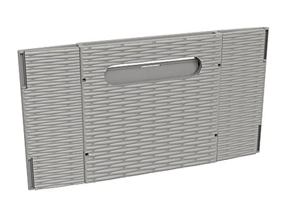 ClosetMaid 5439 Collapsible Mini Storage Bin with Two Handles, 2-Pack, Gray Wicker, 2 Pack - color: Gray Wicker