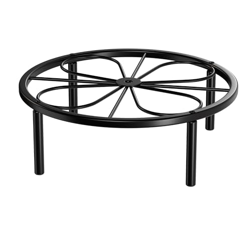 Plant Stand Plant Holder - Short Plant Riser for Garden Courtyard, Heavy Duty Flower Stand for Multiple Plant Indoor or Outdoor, Up to 60LBS. - size: 3.5in Leaf