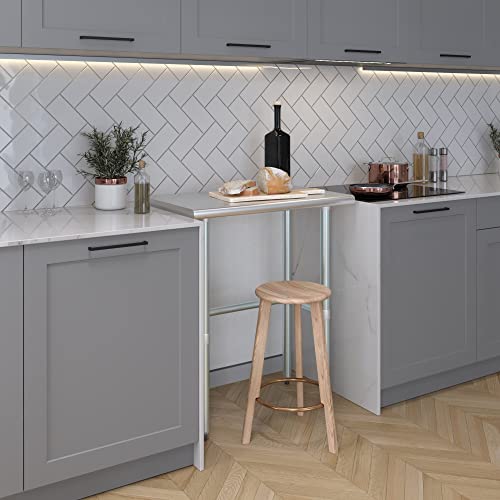 AmGood 18 in. x 30 in. Open Base Stainless Steel Work Table | Residential & Commercial | Food Prep | Heavy Duty Utility Work Station | NSF - size: 30 in. Length x 18 in. Width