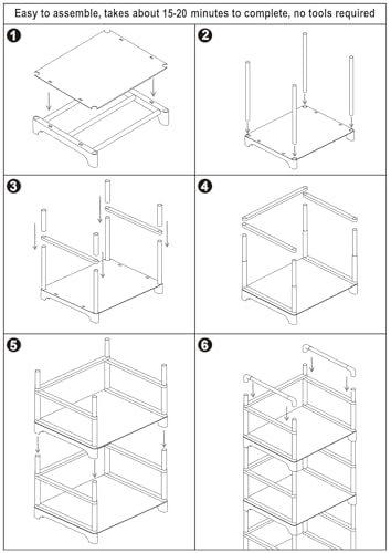 FIDUCIAL HOME 5 Tiers Narrow Bookshelf White Skinny Open Book Shelf | Slim Thin Small Spaces for Space Saving, Easy to Assemble, 12"L x 10"W x 57.2"H - size: 5 Tier