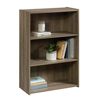 Sauder Beginnings 3-Shelf Bookcase, Bookshelf with Adjustable Storage Shelves, in Summer Oak - color: Summer Oak
