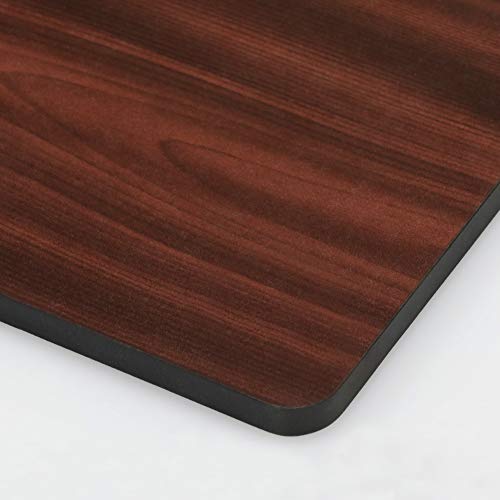 Furinno TURN-N-TUBE Side Table Set of 2, 2-Tier Modern Square End Table with Open Shelf, Toolless Stackable Night Stand, Bedside Table, for Living Room, Bedroom, Dark Cherry - color: Dark Cherry, size: 2-Pack, 2-Tier, style: 2-Pack