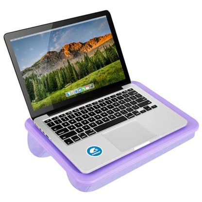 LAPGEAR Compact Lap Desk – Purple Amethyst, Fits 14" Laptops - color: Purple Amethyst, size: 14″ Laptop (Compact)
