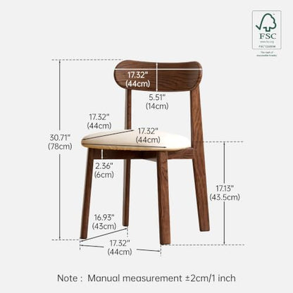 39’’-55’’ Oak Extendable Dining Table and Chairs & Bench Set, Solid Wood Folding Kitchen Table, Mid Century Dinner Table for Kitchen, Apartment, Living Room (Walnut, 55''+2Chairs-HSB+47'' Bench) - color: Walnut, size: 55''+2Chairs-HSB+47'' Bench