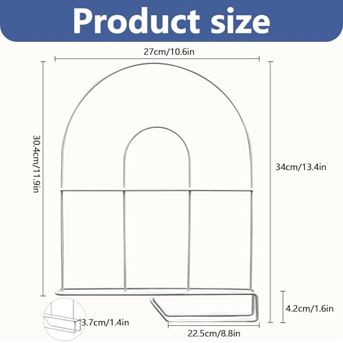 8-Pack 12" Tall Metal Shelf Dividers for Wood Closet Shelves | Closet Shelf Organizer, Easy to Install, No Tool, White PE Coating Steel - size: 8-PACK, style: Metal Height 12inch