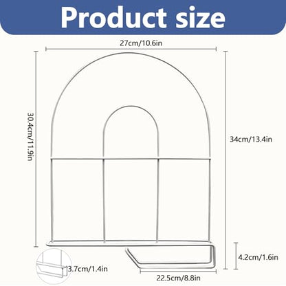 8-Pack 12" Tall Metal Shelf Dividers for Wood Closet Shelves | Closet Shelf Organizer, Easy to Install, No Tool, White PE Coating Steel - size: 8-PACK, style: Metal Height 12inch