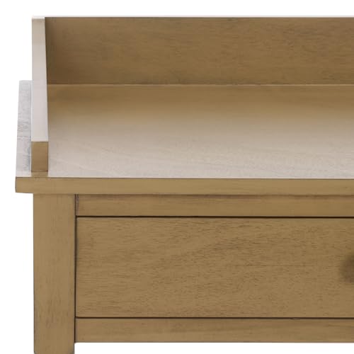 SAFAVIEH Home Collection Astaroth Desert Brown 2-Drawer Computer Table Office Writing Desk - color: Desert Brown