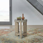 Liberty Furniture Affinity Chairside Table for Living Room - Dusty Taupe Faux Concrete Tops - size: Chairside Table