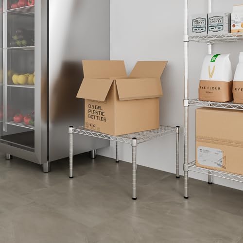 21" Deep x 24" Wide x 14" Height Wire Shelving Kit | 1-Tier | NSF Commercial Storage Rack Unit - size: 21" Deep x 24" Wide