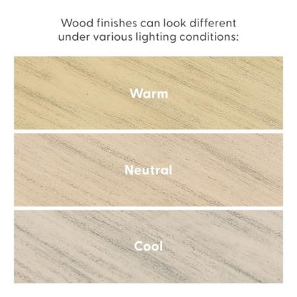 Plank+Beam Classic Console Table, 46 Inch, Seashell | Non-Toxic Finishes, Versatile Design, Elegant Details, Easy Assembly, Quick Setup, Solid Wood - color: Seashell, size: 46" Console Table