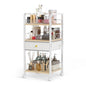 Makeup Organizer Rolling Cart with Drawer, Makeup Organizer on Wheels, Rolling Makeup Bathroom Storage Cart, Cosmetics Display for Nail Polish Makeup Brush - style: Short - Single Drawer