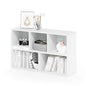 Furinno LUDER Book Shelf, 5-Cube Bookshelf, Reversible Bookcase, 9.4 x 19.5 x 31.5, Easy Assembly, for Living Room, Bedroom, Home Office, White - color: White, size: 5-Cube