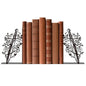 Metal Bookends Flower & Dagger Bookends Decorative Cute Book Ends for Shelves Unique Book Ends for Book Lovers Gift Reading Decor Bookshelf Decor - style: Flower & Dagger