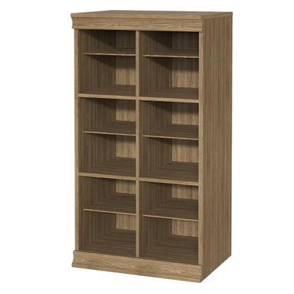 ClosetMaid Modular Storage 12-Shelf Unit with Dividers, Sand - color: Sand