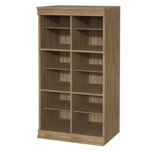ClosetMaid Modular Storage 12-Shelf Unit with Dividers, Sand - color: Sand