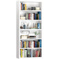 furtble 6 Tier Bookshelf with Open Storage Shelf, 72'' Tall Wooden Bookcase, Sturdy Modern Display Storage Shelf for Living Room, Home Office, Study, White - size: 6-Tier-30.7W