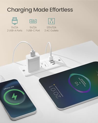 SONGMICS BELLAH Collection - Nightstand with Charging Station and App-Controlled Adjustable LED Lights, Bed Side Table, 3 Drawers and 1 Open Shelf, Modern, Cloud White and Snow White ULGS303WH01S - color: Cloud White + Snow White, size: 3 Drawers