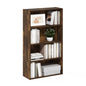Furinno PASIR Book Shelf, 4-Tier Bookshelf, Bookcase with Open Shelf, 9.4 x 23.6 x 41.7, for Living Room, Bedroom, Home Office, Amber Pine - color: Amber Pine, size: 4-Tier, 9.4 x 23.6 x 42