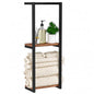 Towel Racks for Bathroom, 2 Tier Wall-Mounted Towel Rack, Home Decor Shelf, Space-Saving Organizer Rack for Household, Bathroom, and Bedroom