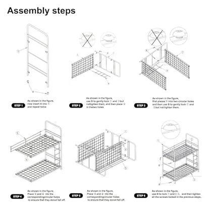 Desktop Shelf Organizer, 2 Tier k Organizer Storage Rack and Frees Up The Space of The Desk, Small Metal Bookshelf with Bunk Bed Design for Dormitory, Home, Office
