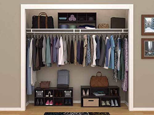 ClosetMaid 8-Cube Shoe Storage Organizer, Espresso